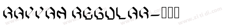 Rayyan Regular字体转换 Rayyan Regular字体转换